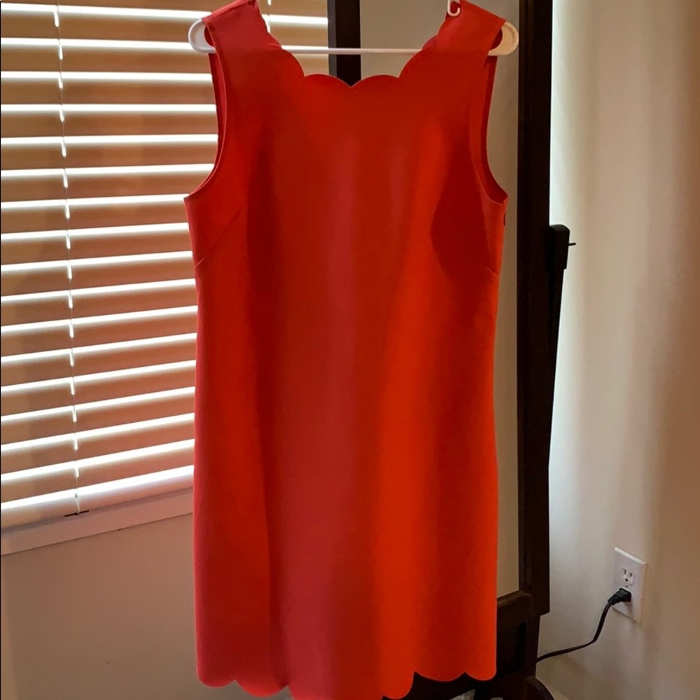 J Crew scalloped dress